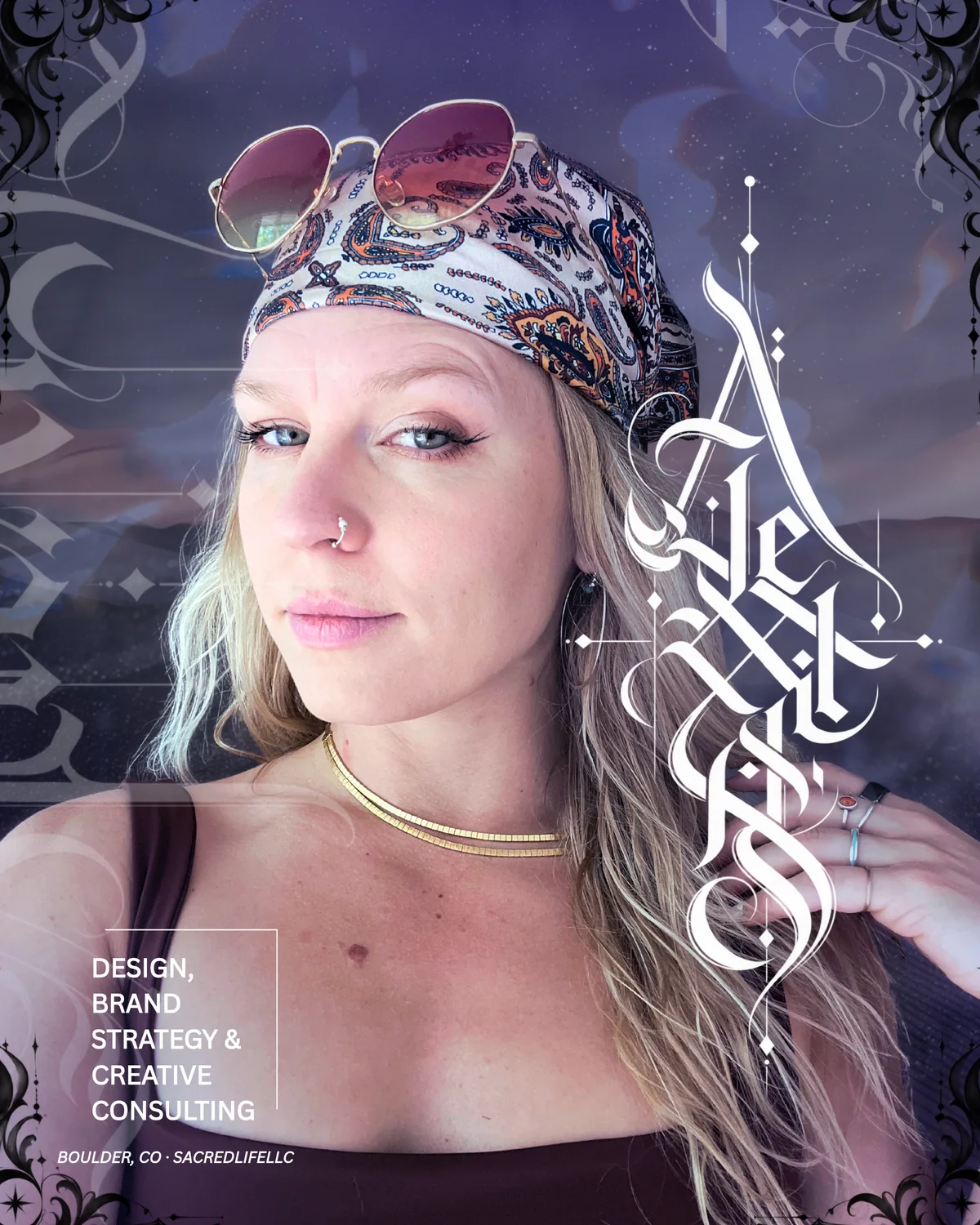Portrait of Alexis, founder of Brand Lucid.
